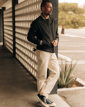 The Speedway Bomber In Organic Faded Twill