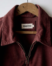 The Piston Jacket In Dried Cherry Corduroy
