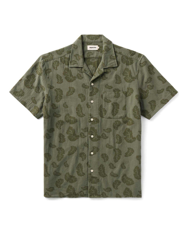 The Hawthorne Shirt In Burnt Floral Jacquard