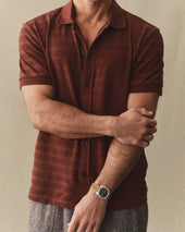The Bywater Polo In Knit Stripe