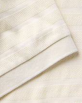 The Bywater Polo In Natural Knit Stripe