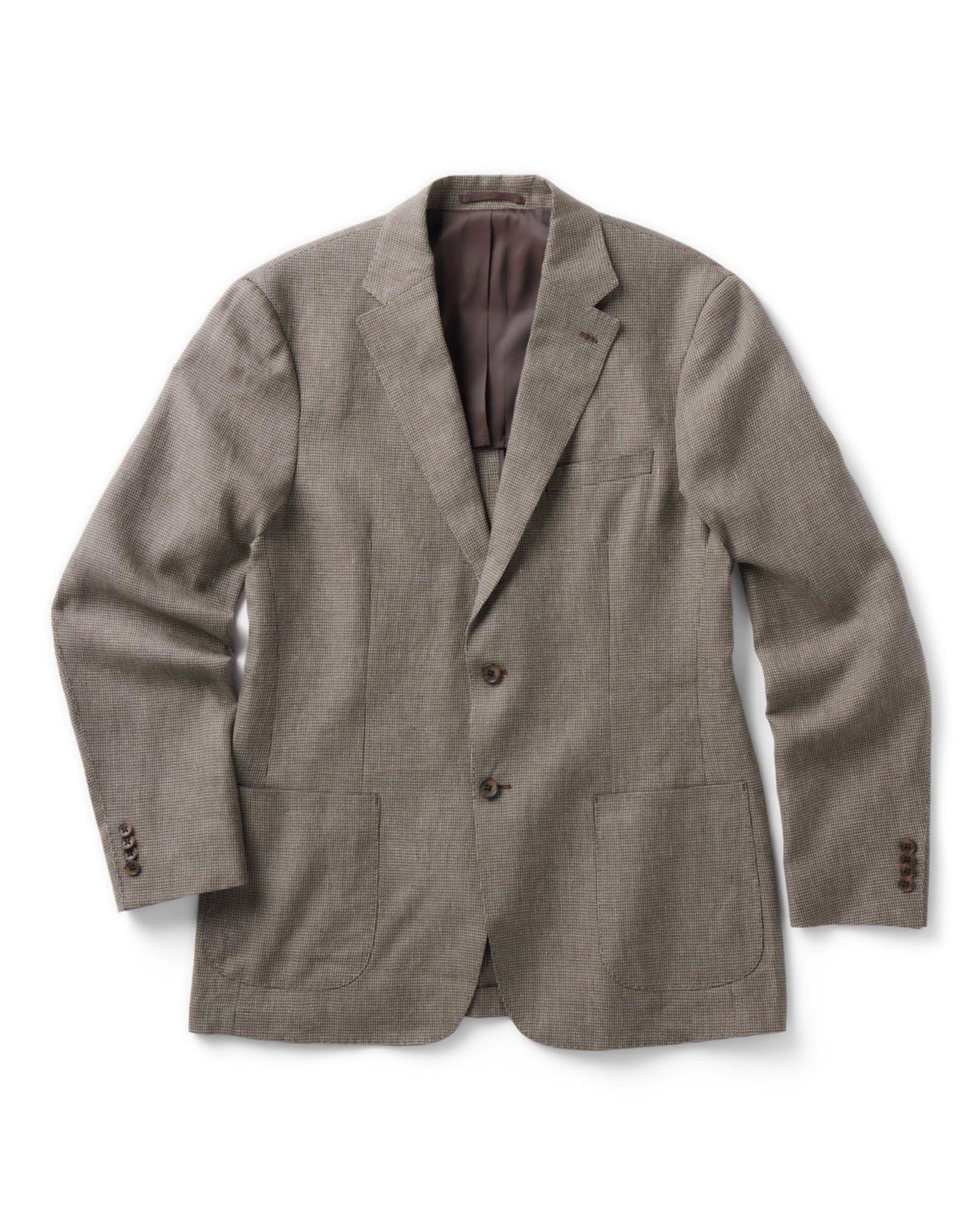 The Stevens Sportcoat In Morel Micro Check