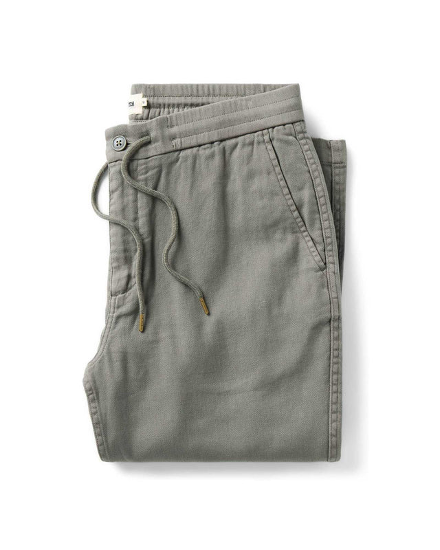 The Roamer Pant in Smoked Olive Broken Twill