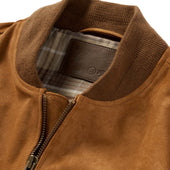 The Bomber Jacket in Sierra Suede