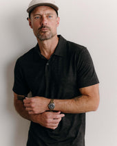 The Merino Polo In Heather