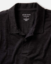 The Merino Polo In Heather
