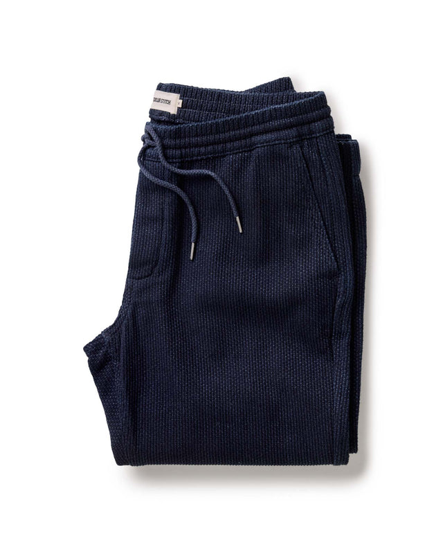 The Apres Pant In Rinsed Sashiko