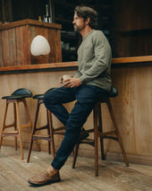 The Apres Pant In Rinsed Sashiko