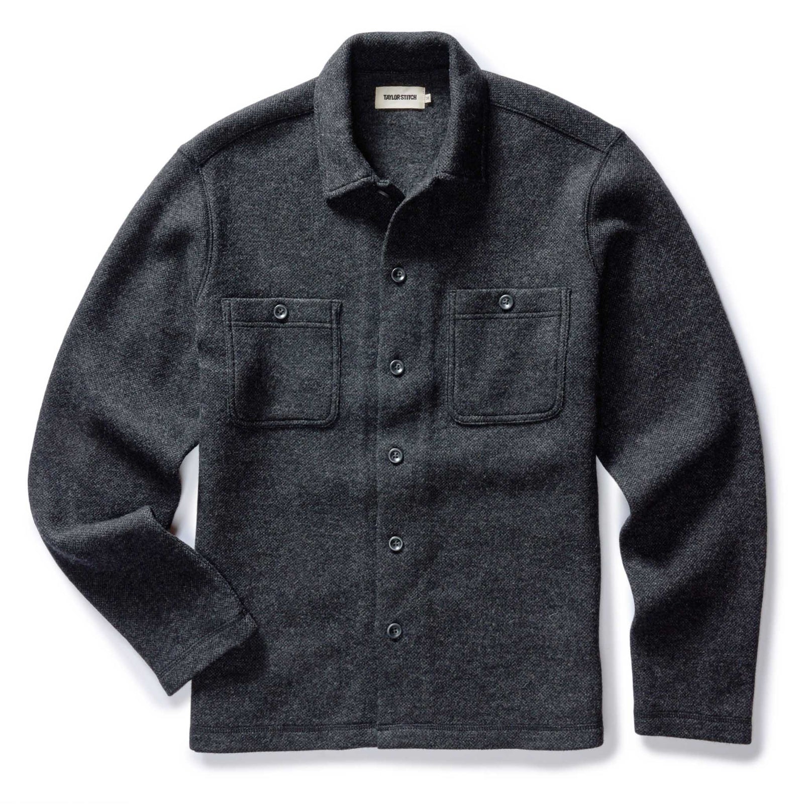 The Evans Overshirt In Birdseye Wool