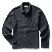 The Evans Overshirt In Birdseye Wool