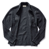 The Evans Overshirt In Birdseye Wool