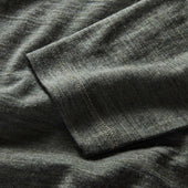 The Merino Henley In Heather Army