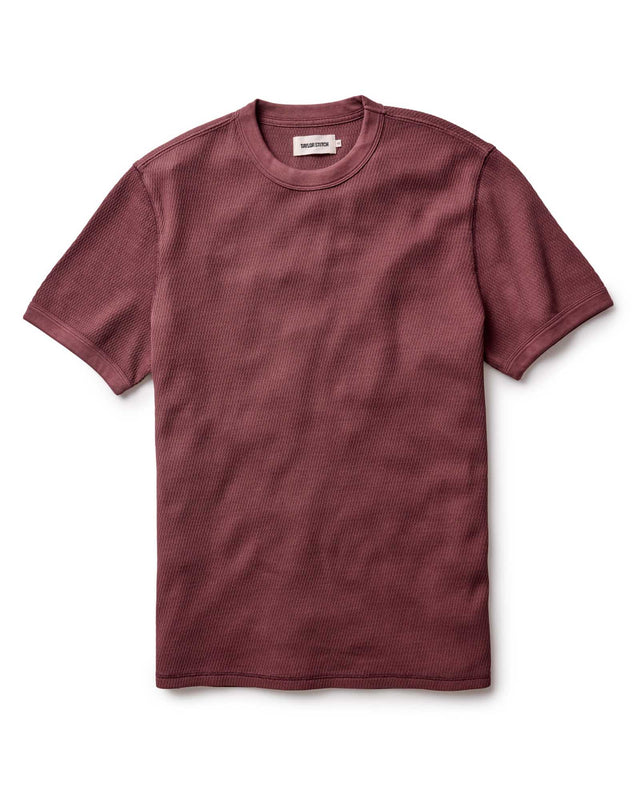 The Organic Cotton Short Sleeve Crew In Waffle