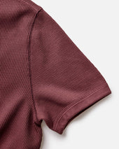 The Organic Cotton Short Sleeve Crew In Waffle
