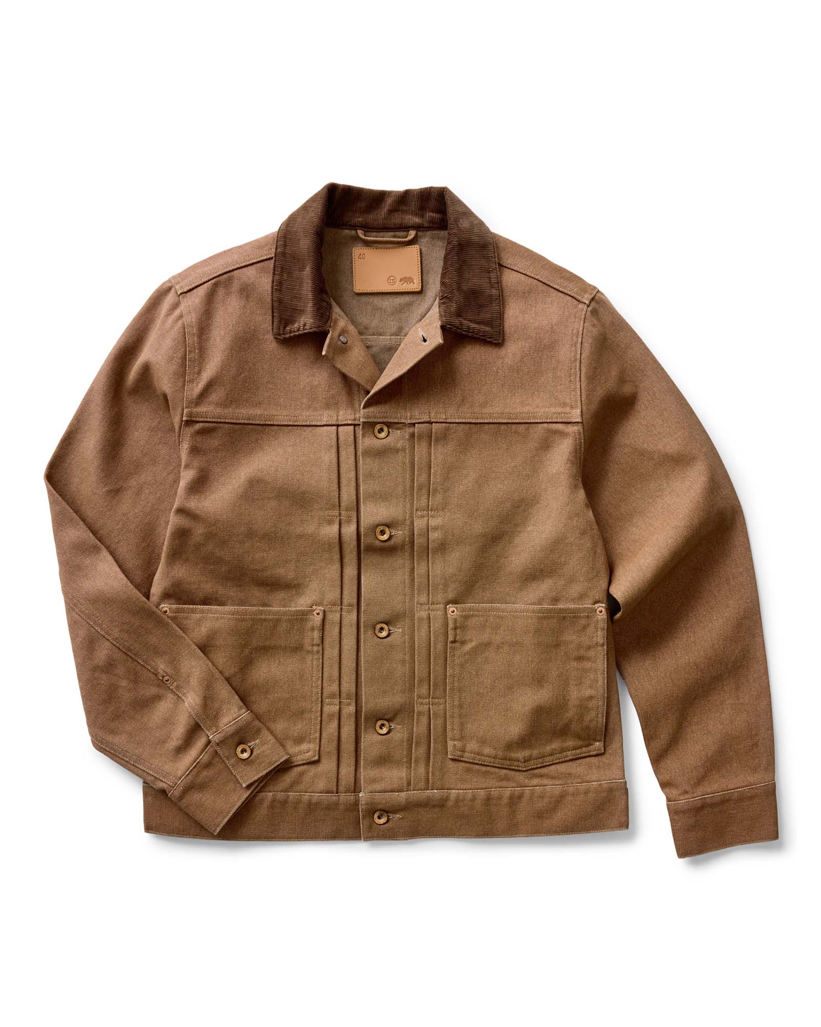 The Ryder Jacket In Chipped Canvas