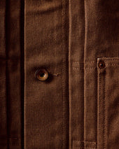 The Ryder Jacket in Tobacco Chipped Canvas
