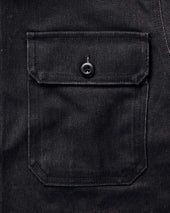 The Shop Shirt In Coal Chipped Canvas