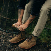 The Slim Foundation Pant In Organic Smoked