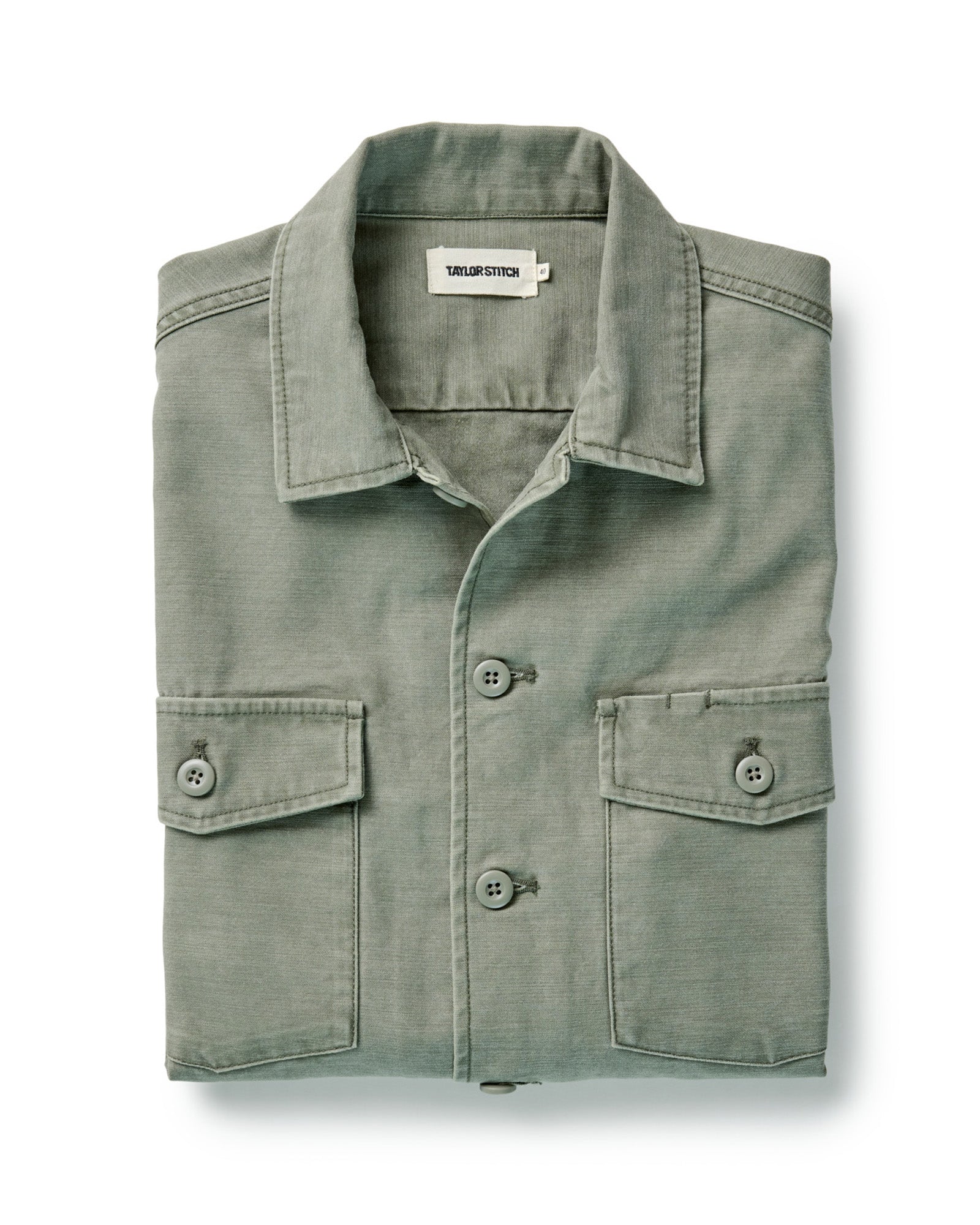 The Surplus Shirt In Field Reverse Sateen