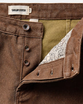 The Camp Pant In Aged Penny Chipped Canvas