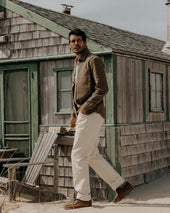 The Utility Shirt In Cypress Sashiko