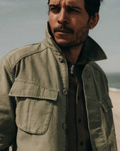 The Surplus Jacket In Field Reverse Sateen