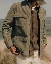 The Surplus Jacket In Field Reverse Sateen