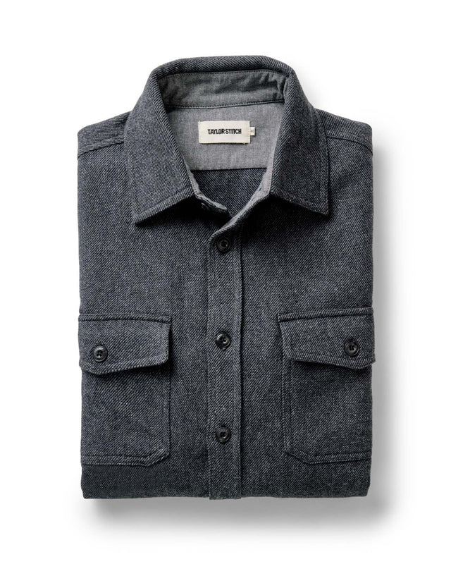 The Cpo Shirt In Heather Twill