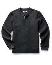 The Evans Henley In Birdseye Wool