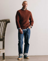 The Fisherman Sweater In Heather Merino