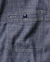 The Foundry Shirt in Rinsed Indigo Chambray