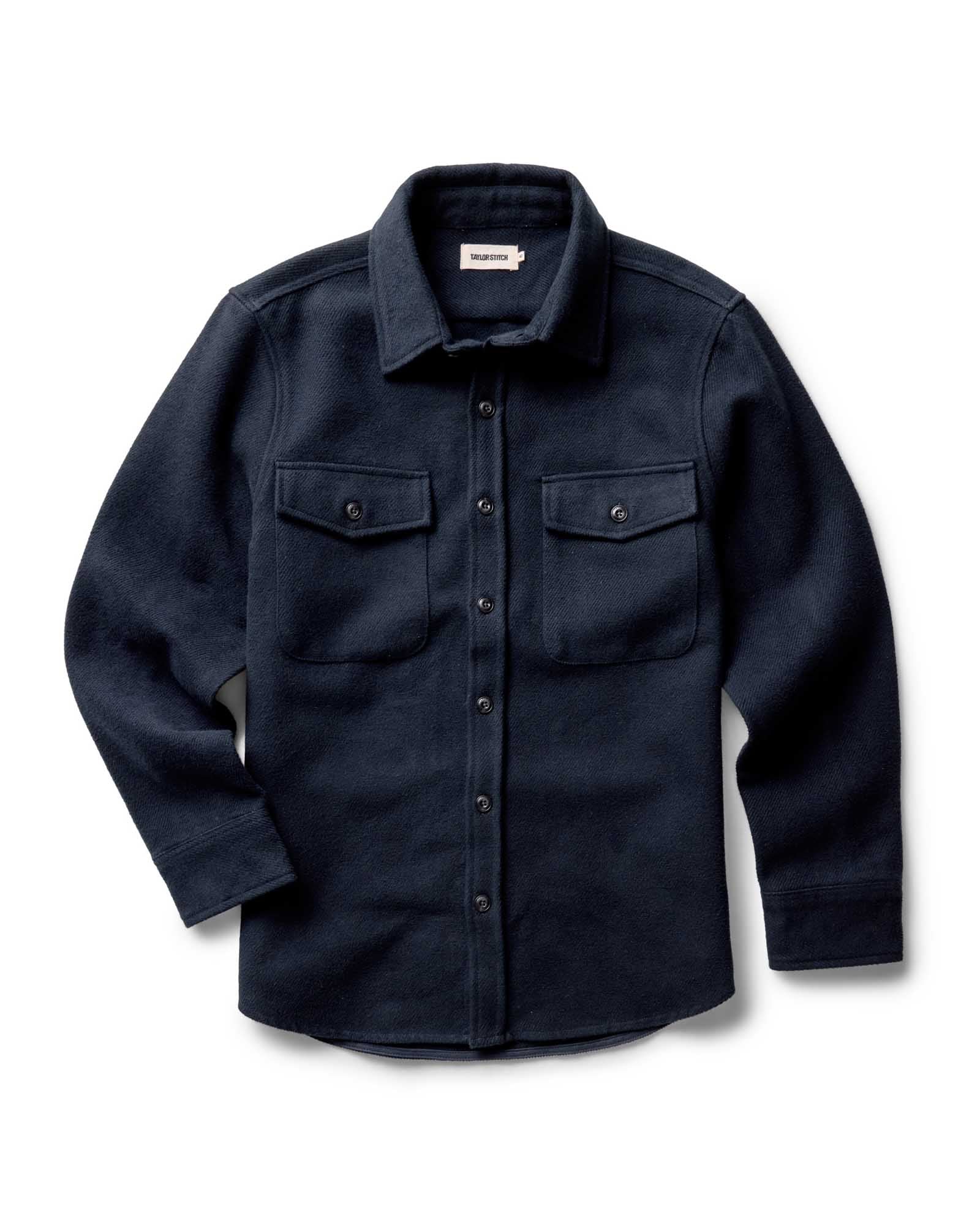 The Maritime Shirt Jacket In Moleskin Twill