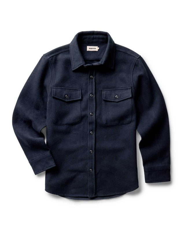The Maritime Shirt Jacket In Moleskin Twill