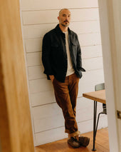 The Maritime Shirt Jacket In Moleskin Twill