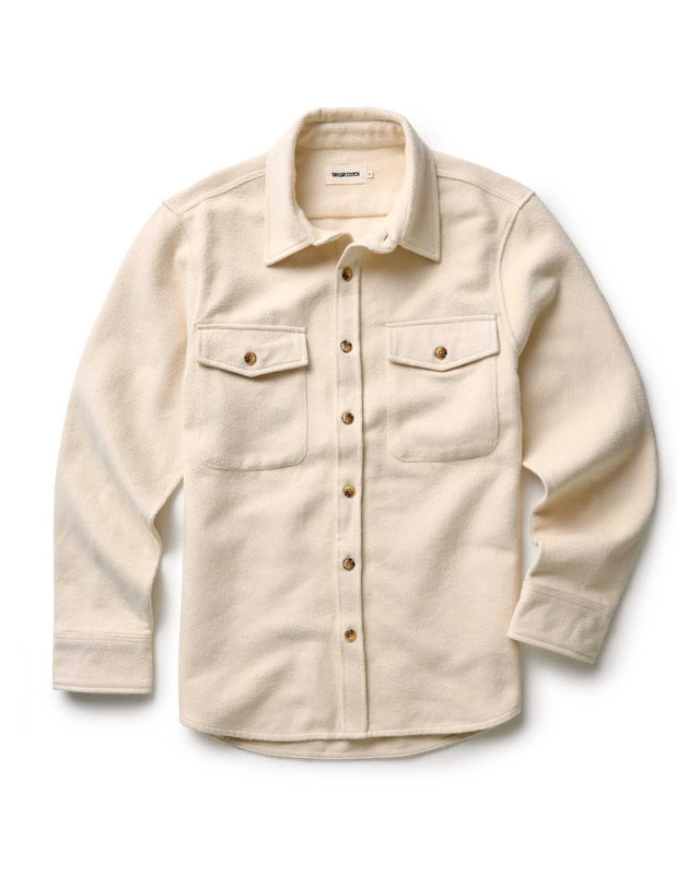 The Maritime Shirt Jacket In Vintage Moleskin Twill