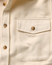 The Maritime Shirt Jacket In Vintage Moleskin Twill