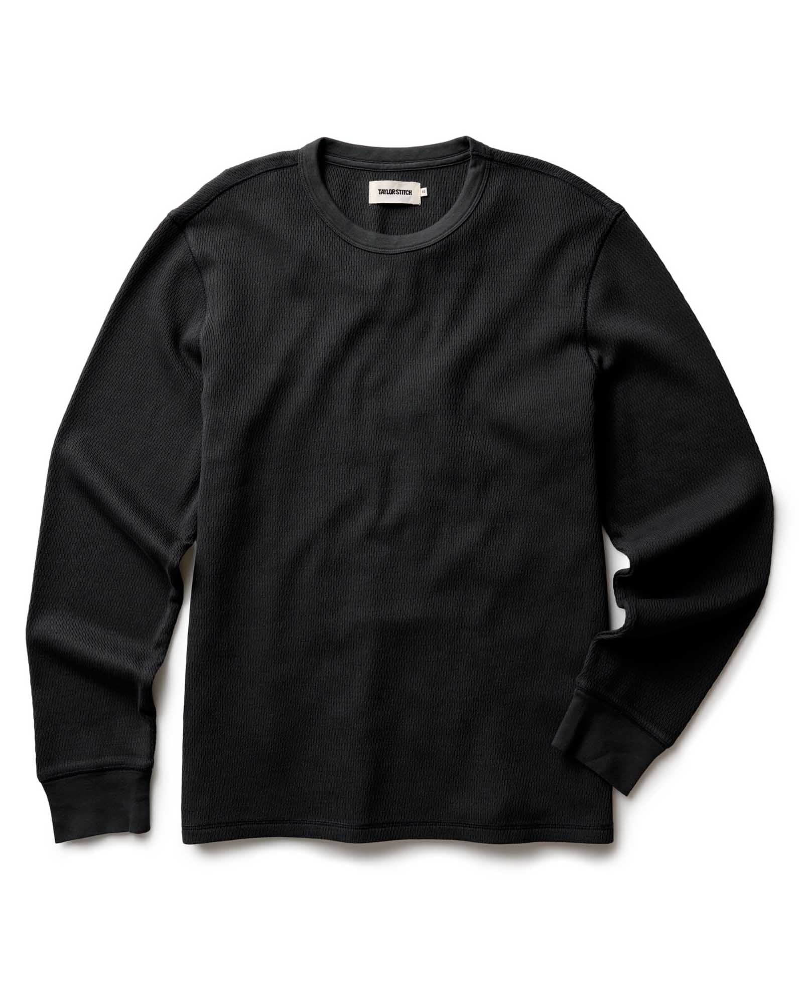 The Organic Cotton Crew In Faded Waffle