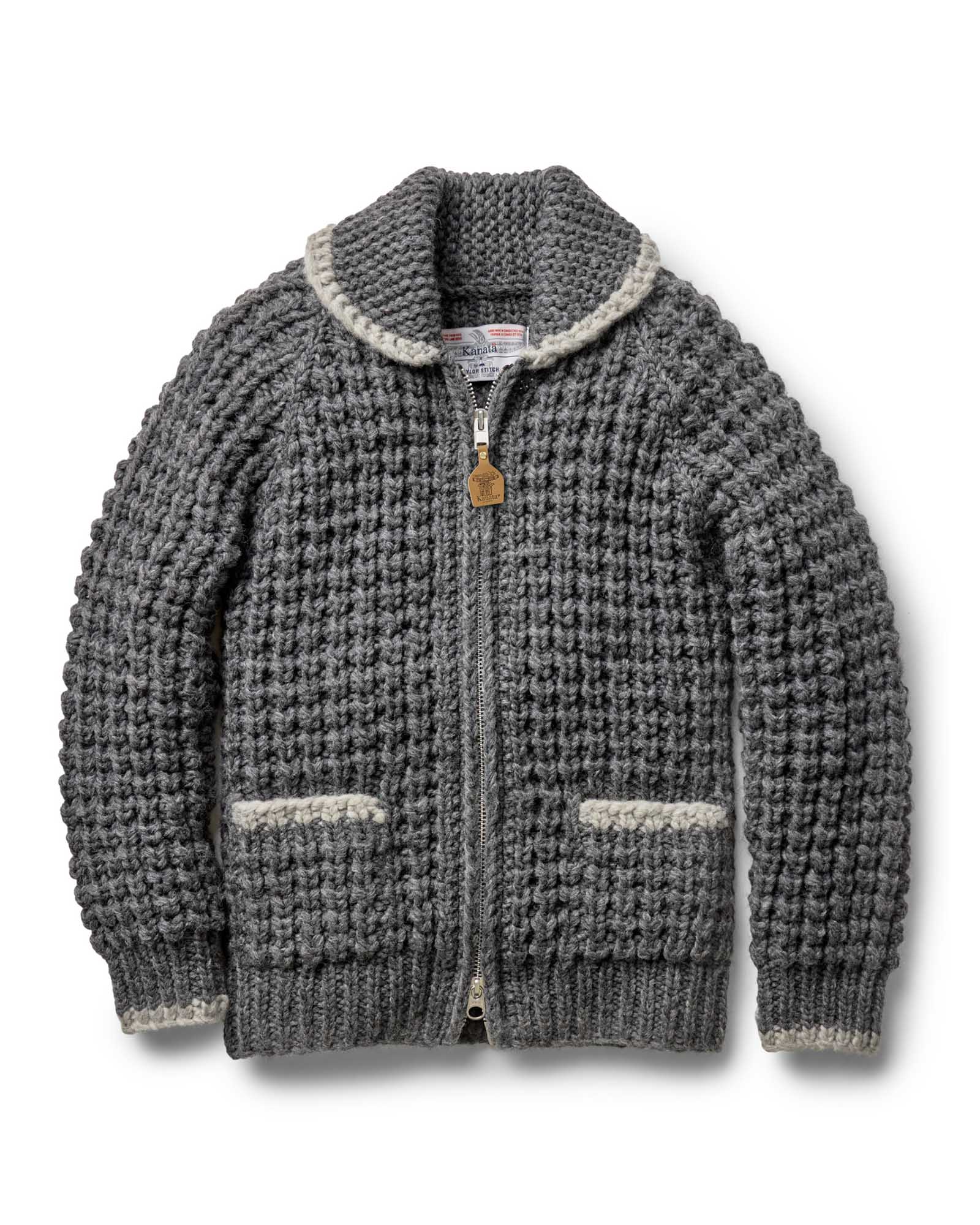 The Seawall Hand Knit Sweater In Heather