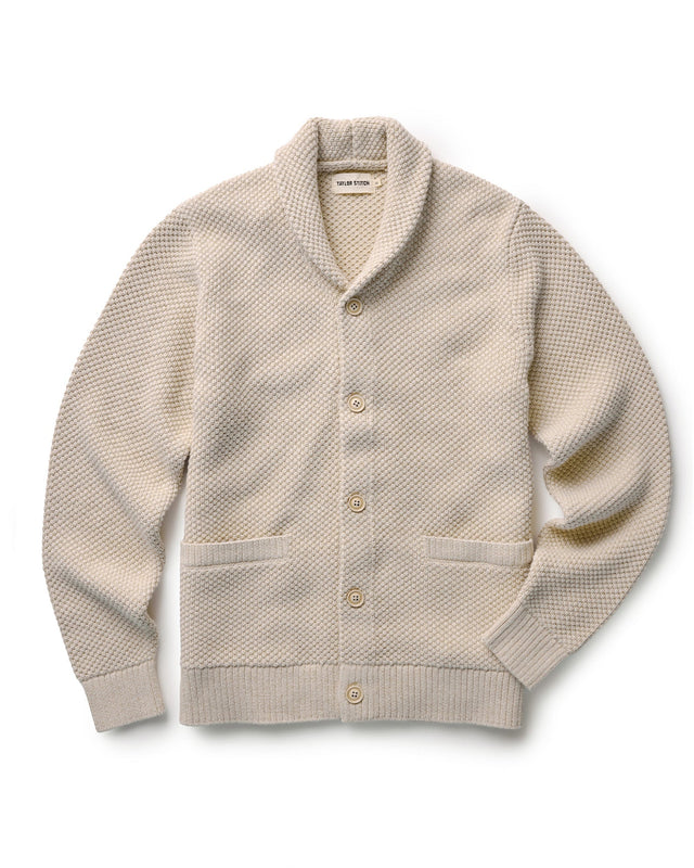 The Crawford Sweater In Marled Natural