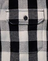 The Division Shirt in Black Indigo Check