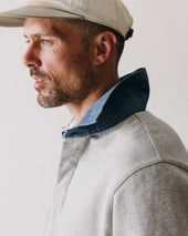 The Rugby Shirt in Heather Grey