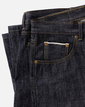 The Straight Jean in Rigid Organic Selvedge