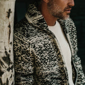 The Seawall Hand Knit Sweater In Coal