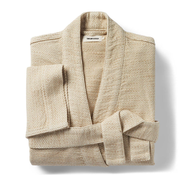 The Apres Robe In Natural Sashiko