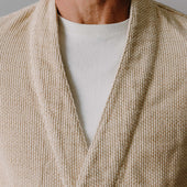 The Apres Robe In Natural Sashiko