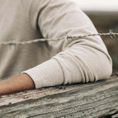 The Heavy Bag Henley in Oatmeal