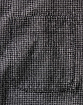 The Jack in Coal Jaspe Check Oxford