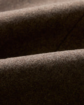The Mariner Coat In Sable Melton Wool