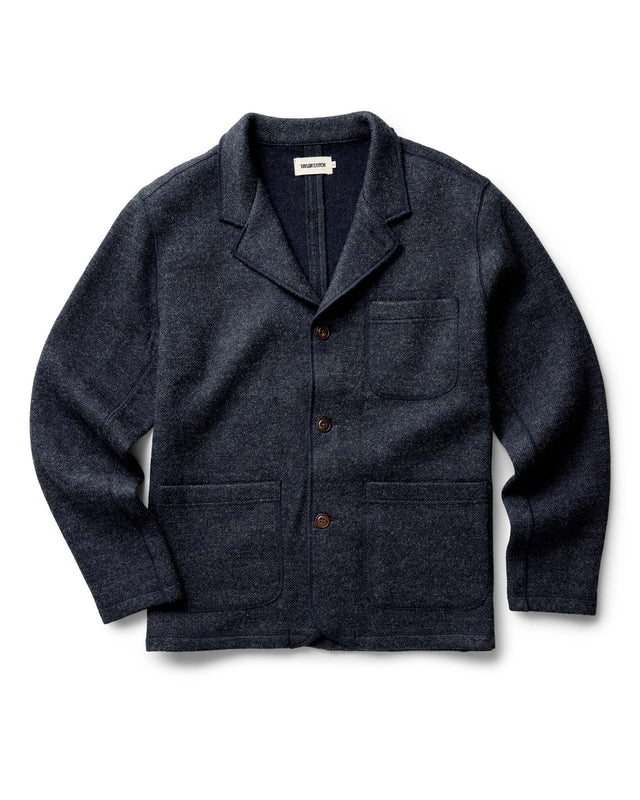 The Evans Blazer In Birdseye Wool