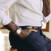 The Foundation Belt In Dark Brown